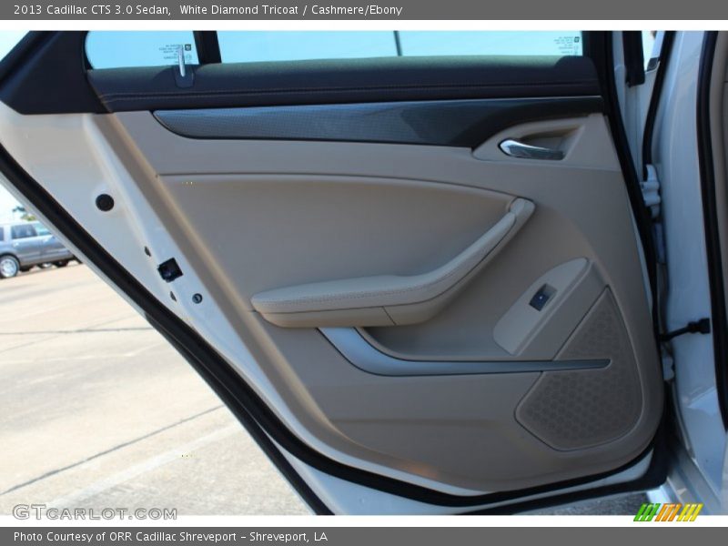 White Diamond Tricoat / Cashmere/Ebony 2013 Cadillac CTS 3.0 Sedan