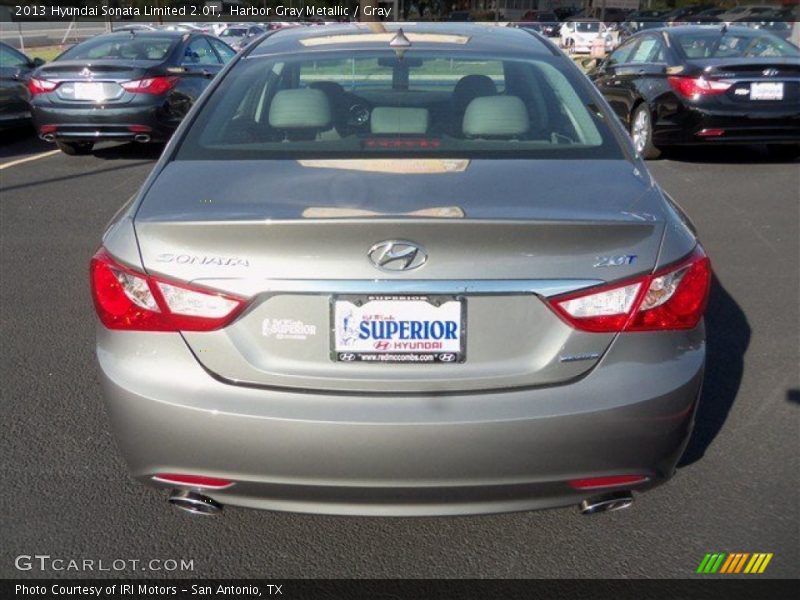 Harbor Gray Metallic / Gray 2013 Hyundai Sonata Limited 2.0T