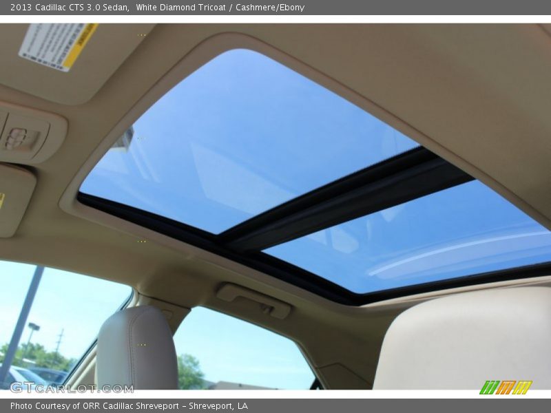 White Diamond Tricoat / Cashmere/Ebony 2013 Cadillac CTS 3.0 Sedan