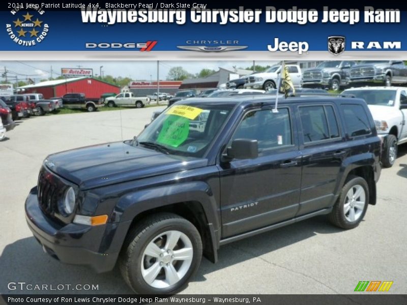 Blackberry Pearl / Dark Slate Gray 2011 Jeep Patriot Latitude 4x4