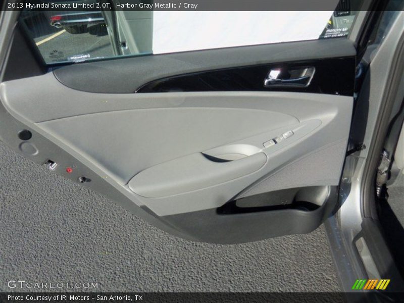 Harbor Gray Metallic / Gray 2013 Hyundai Sonata Limited 2.0T