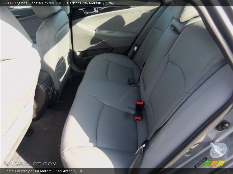 Harbor Gray Metallic / Gray 2013 Hyundai Sonata Limited 2.0T