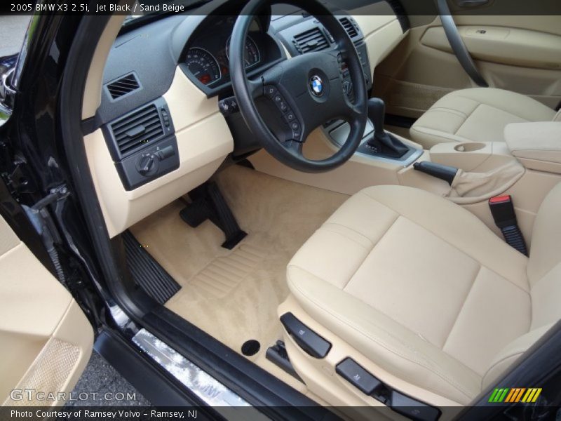  2005 X3 2.5i Sand Beige Interior