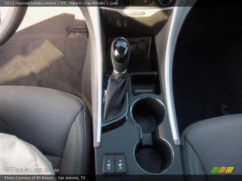 Harbor Gray Metallic / Gray 2013 Hyundai Sonata Limited 2.0T