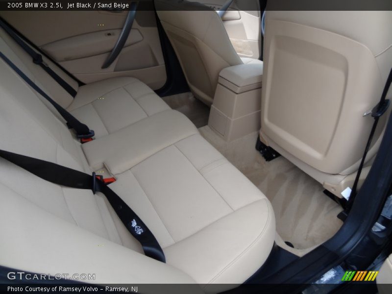 Jet Black / Sand Beige 2005 BMW X3 2.5i