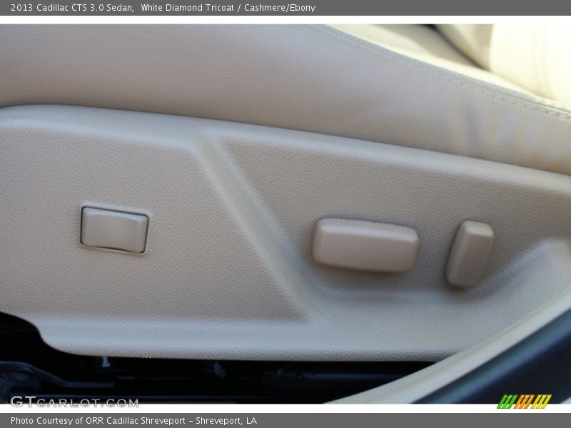 White Diamond Tricoat / Cashmere/Ebony 2013 Cadillac CTS 3.0 Sedan
