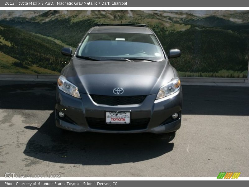 Magnetic Gray Metallic / Dark Charcoal 2013 Toyota Matrix S AWD
