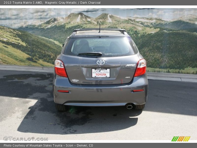 Magnetic Gray Metallic / Dark Charcoal 2013 Toyota Matrix S AWD