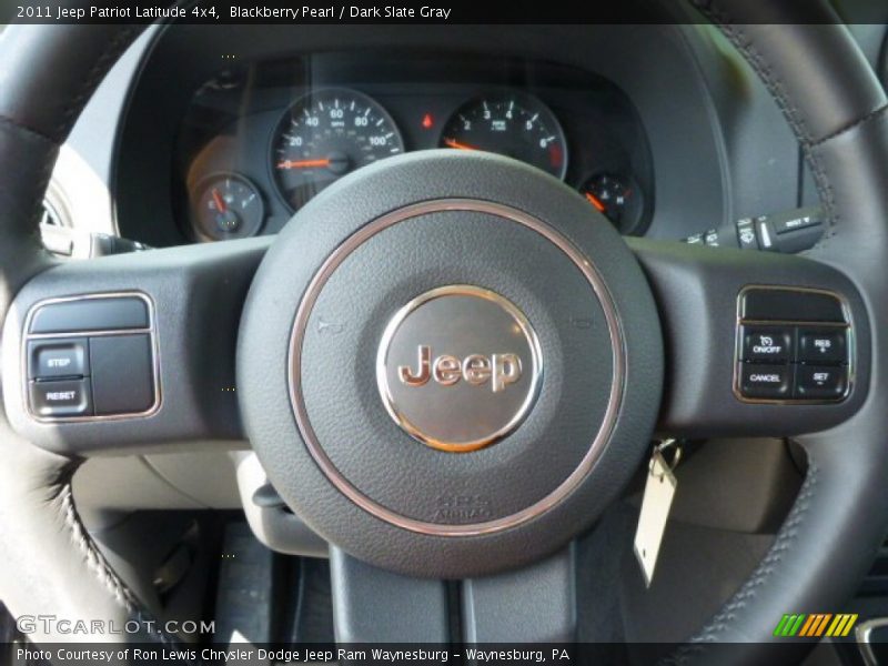 Blackberry Pearl / Dark Slate Gray 2011 Jeep Patriot Latitude 4x4