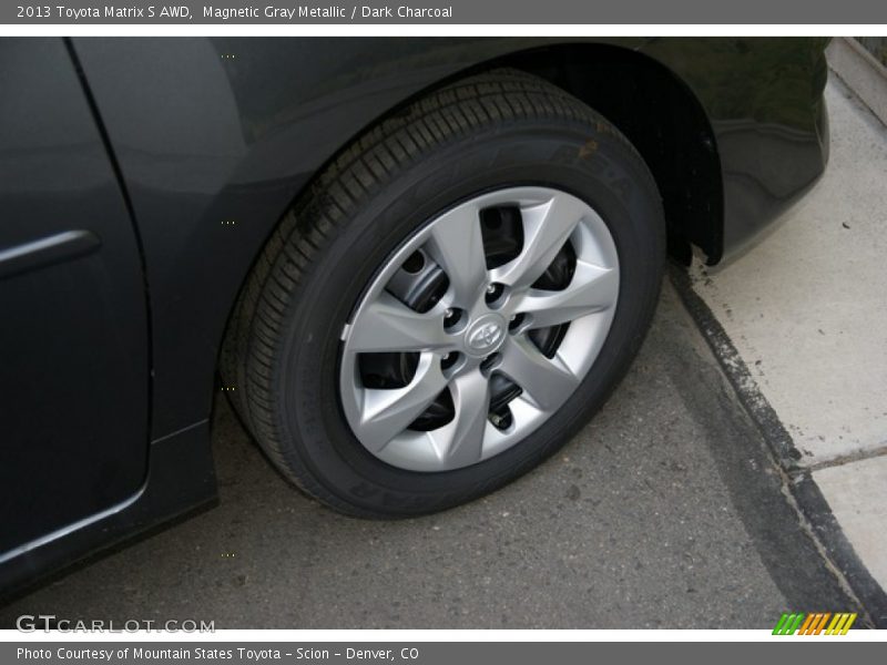 Magnetic Gray Metallic / Dark Charcoal 2013 Toyota Matrix S AWD