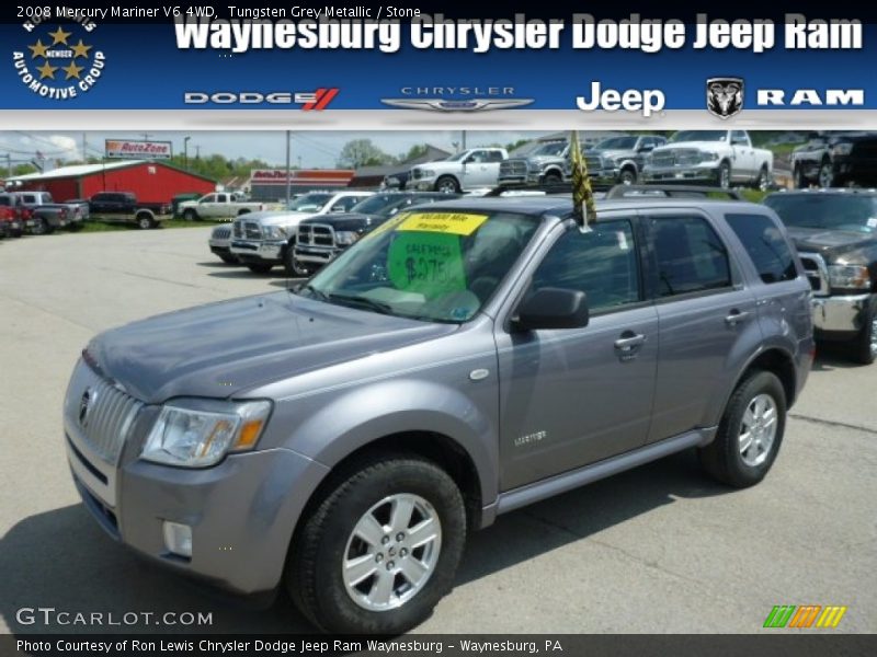 Tungsten Grey Metallic / Stone 2008 Mercury Mariner V6 4WD