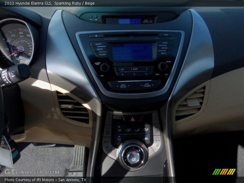 Sparkling Ruby / Beige 2013 Hyundai Elantra GLS