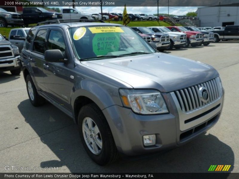 Tungsten Grey Metallic / Stone 2008 Mercury Mariner V6 4WD