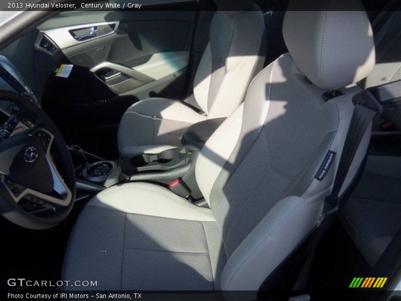 Century White / Gray 2013 Hyundai Veloster