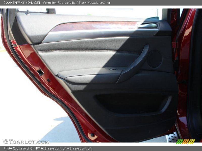 Vermilion Red Metallic / Black Nevada Leather 2009 BMW X6 xDrive35i