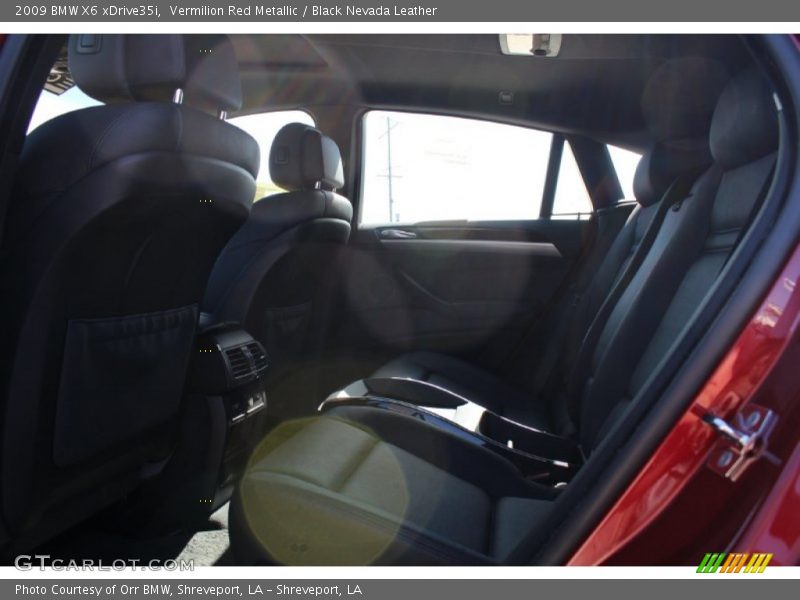 Vermilion Red Metallic / Black Nevada Leather 2009 BMW X6 xDrive35i