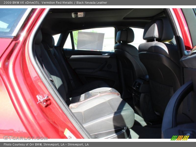 Vermilion Red Metallic / Black Nevada Leather 2009 BMW X6 xDrive35i