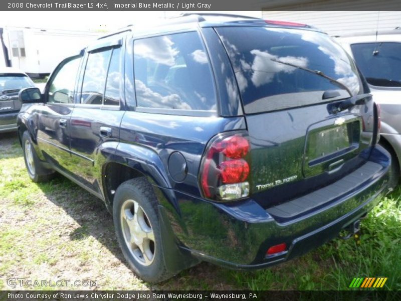 Imperial Blue Metallic / Light Gray 2008 Chevrolet TrailBlazer LS 4x4