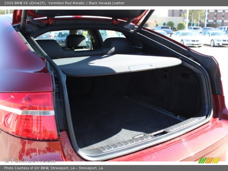 Vermilion Red Metallic / Black Nevada Leather 2009 BMW X6 xDrive35i