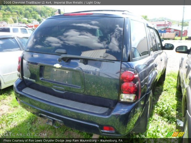 Imperial Blue Metallic / Light Gray 2008 Chevrolet TrailBlazer LS 4x4