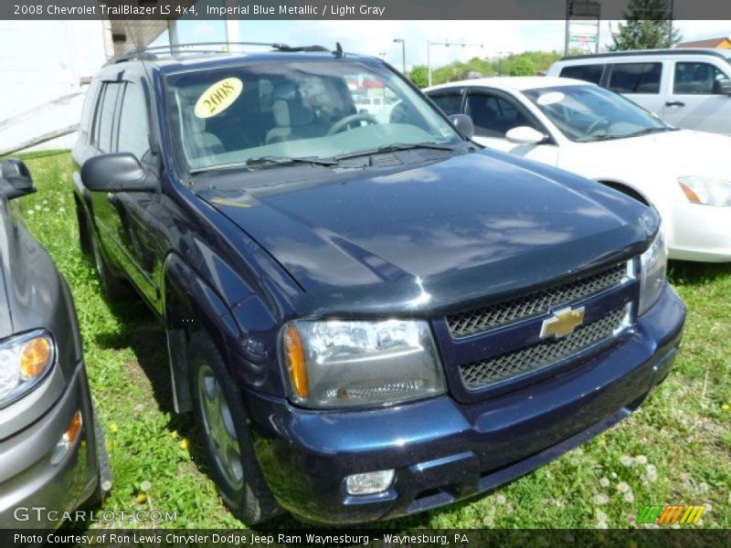 Imperial Blue Metallic / Light Gray 2008 Chevrolet TrailBlazer LS 4x4