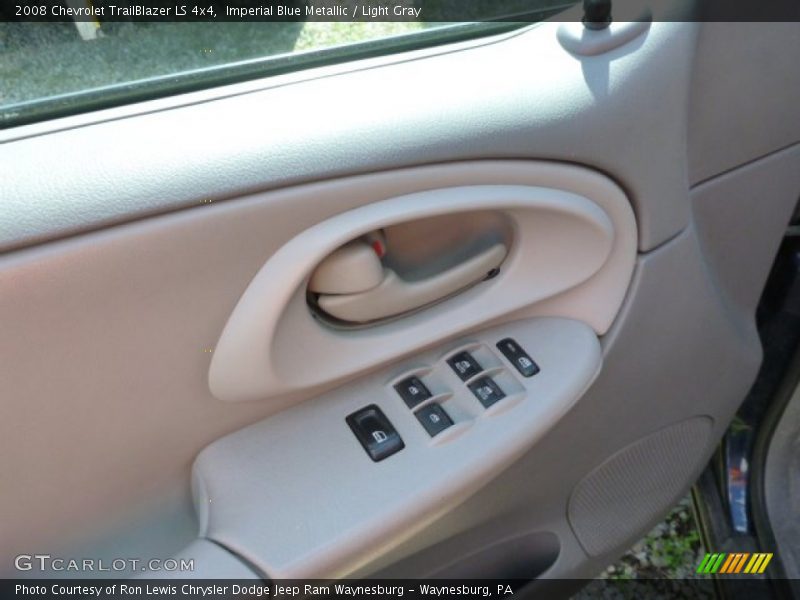Imperial Blue Metallic / Light Gray 2008 Chevrolet TrailBlazer LS 4x4