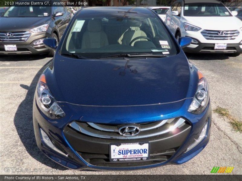 Atlantic Blue / Beige 2013 Hyundai Elantra GT