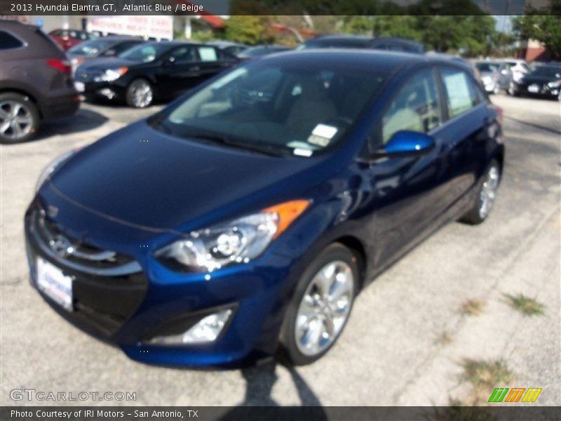 Atlantic Blue / Beige 2013 Hyundai Elantra GT