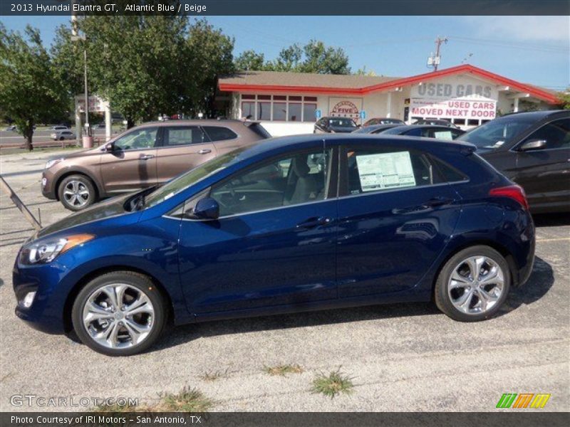 Atlantic Blue / Beige 2013 Hyundai Elantra GT