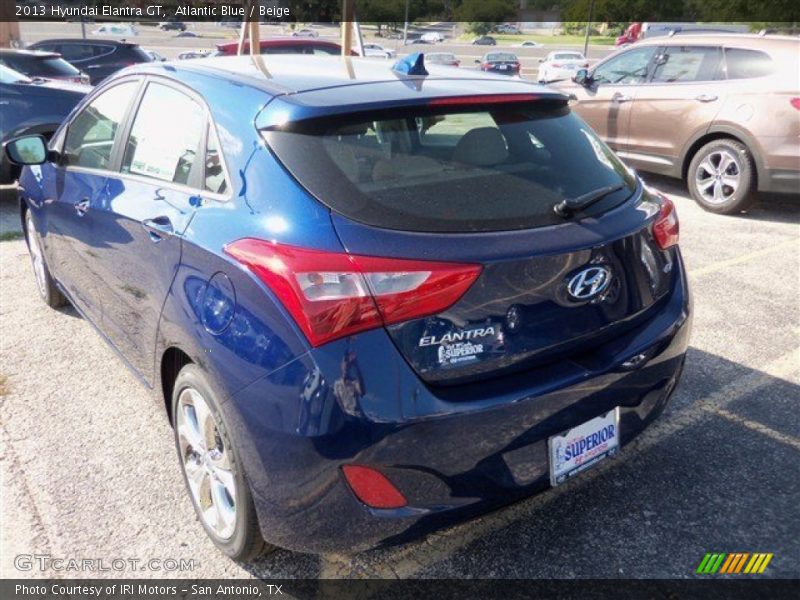 Atlantic Blue / Beige 2013 Hyundai Elantra GT