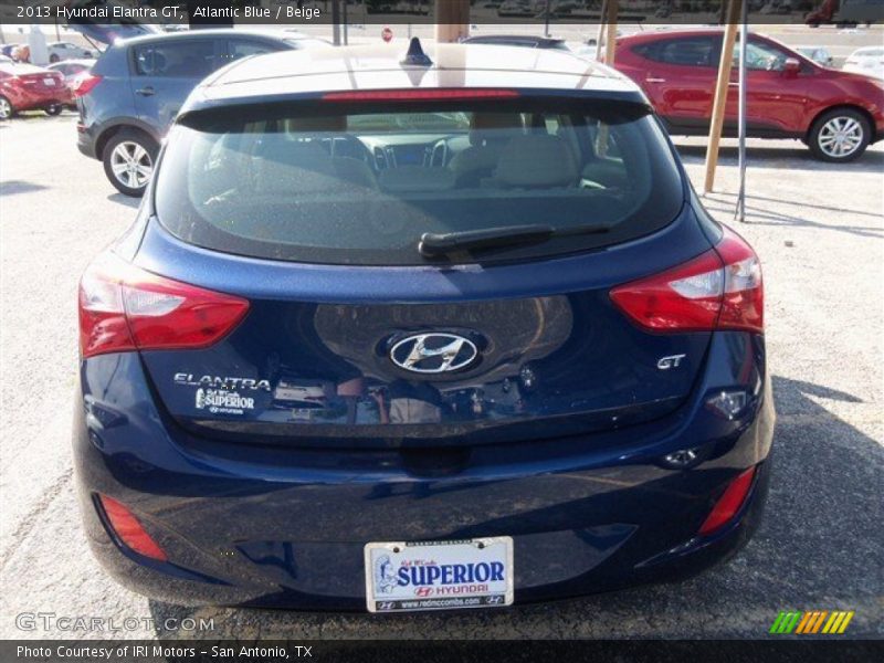 Atlantic Blue / Beige 2013 Hyundai Elantra GT