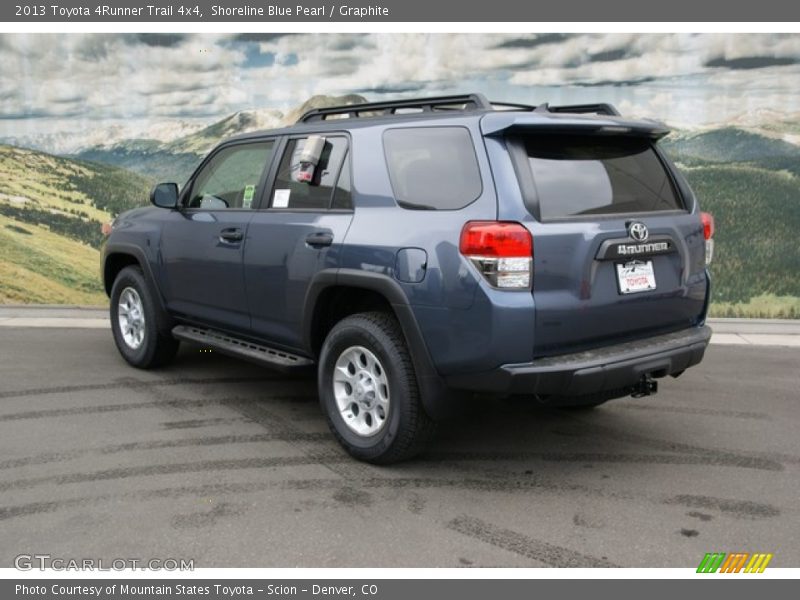 Shoreline Blue Pearl / Graphite 2013 Toyota 4Runner Trail 4x4