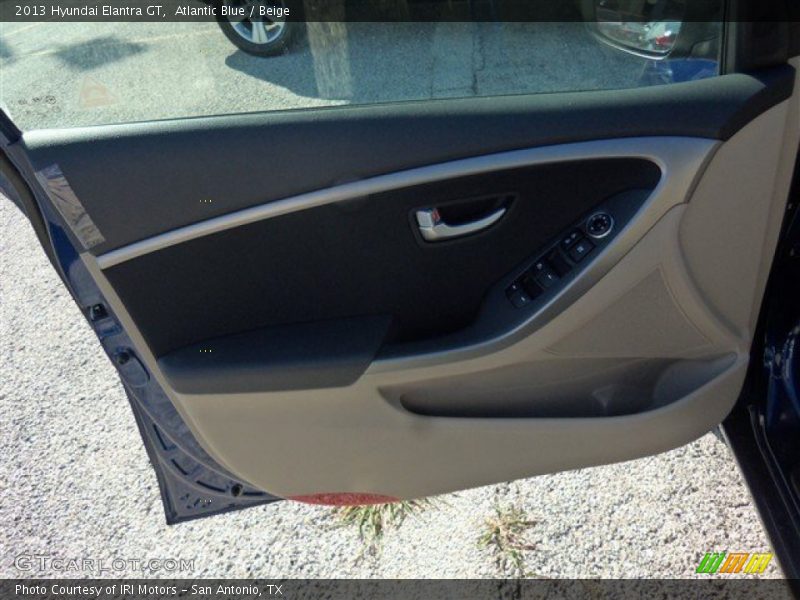Atlantic Blue / Beige 2013 Hyundai Elantra GT