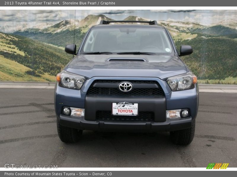 Shoreline Blue Pearl / Graphite 2013 Toyota 4Runner Trail 4x4