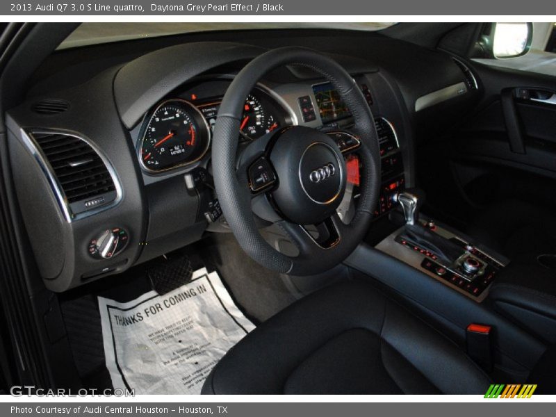 Daytona Grey Pearl Effect / Black 2013 Audi Q7 3.0 S Line quattro