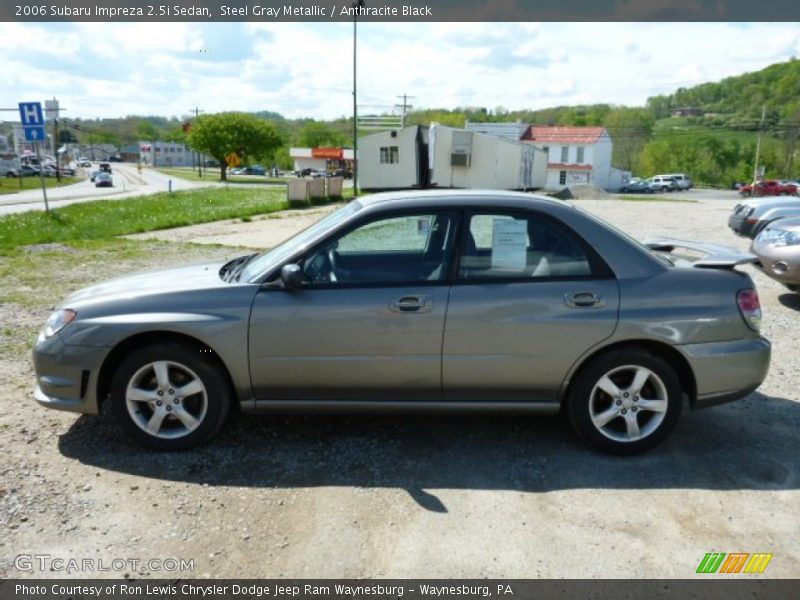 Steel Gray Metallic / Anthracite Black 2006 Subaru Impreza 2.5i Sedan