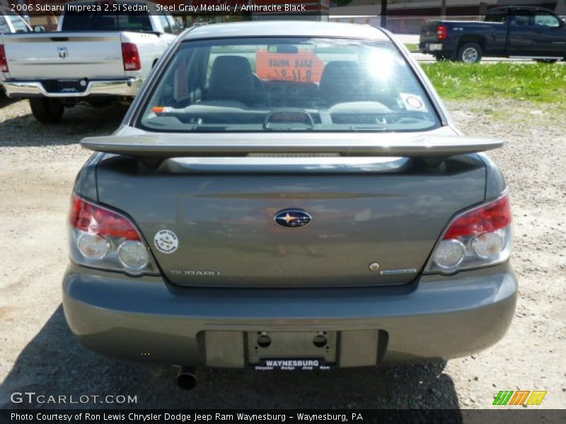 Steel Gray Metallic / Anthracite Black 2006 Subaru Impreza 2.5i Sedan