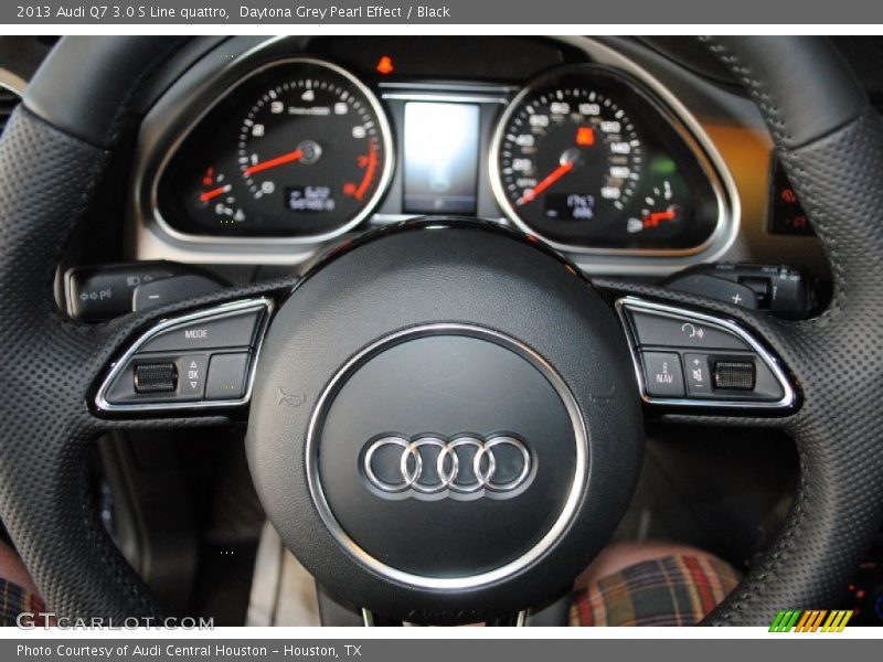 Daytona Grey Pearl Effect / Black 2013 Audi Q7 3.0 S Line quattro