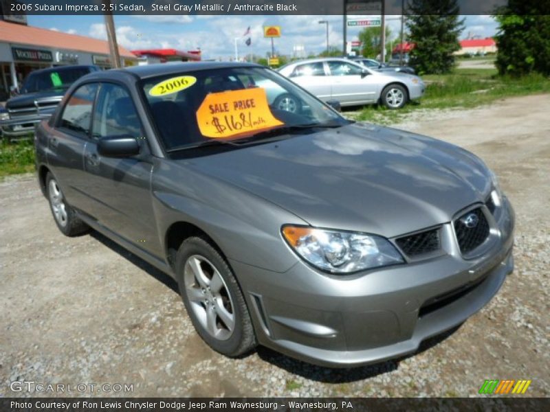 Steel Gray Metallic / Anthracite Black 2006 Subaru Impreza 2.5i Sedan