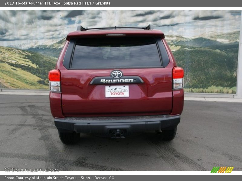 Salsa Red Pearl / Graphite 2013 Toyota 4Runner Trail 4x4