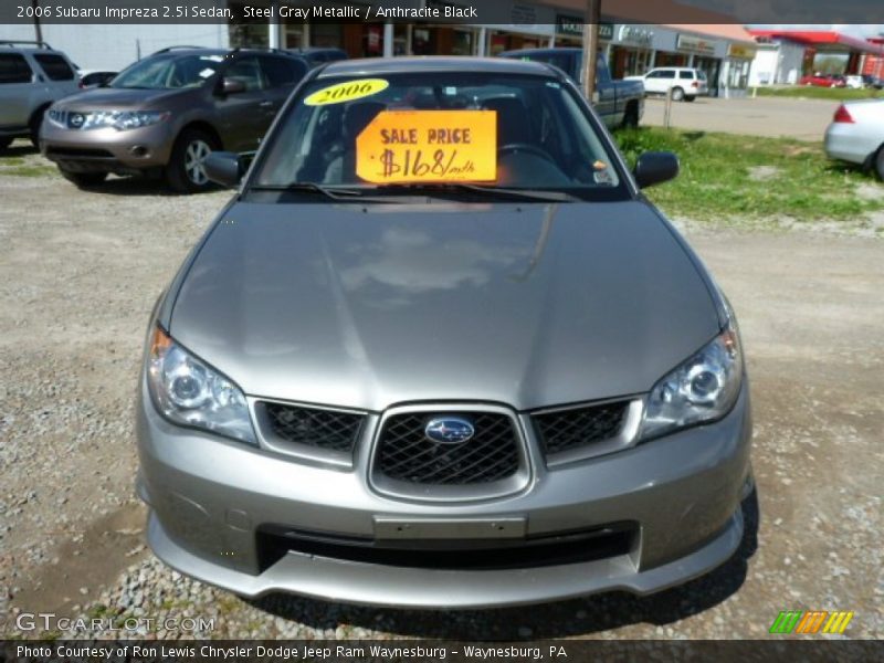 Steel Gray Metallic / Anthracite Black 2006 Subaru Impreza 2.5i Sedan