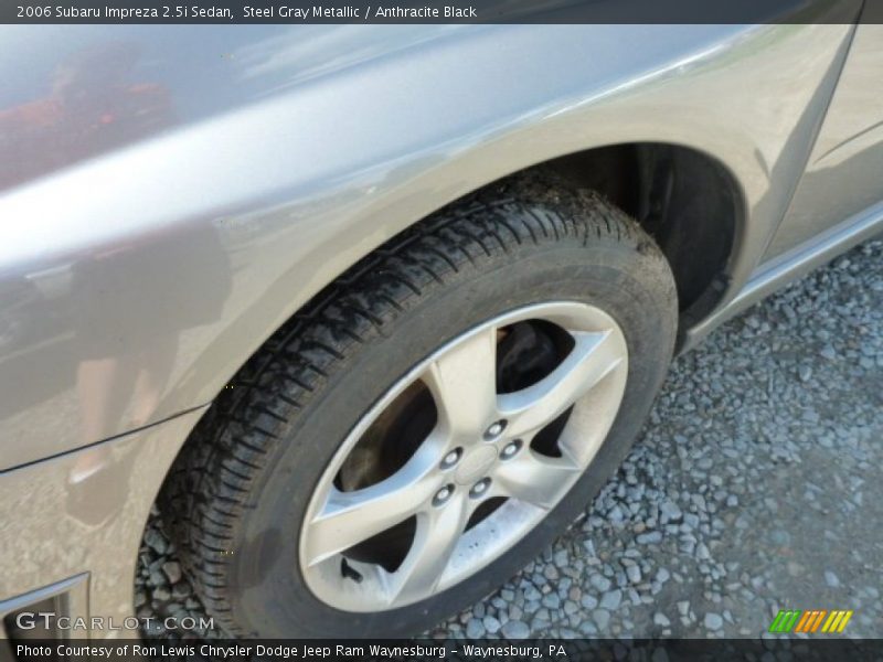 Steel Gray Metallic / Anthracite Black 2006 Subaru Impreza 2.5i Sedan
