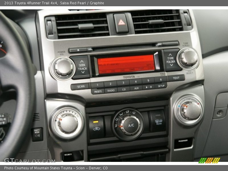 Salsa Red Pearl / Graphite 2013 Toyota 4Runner Trail 4x4