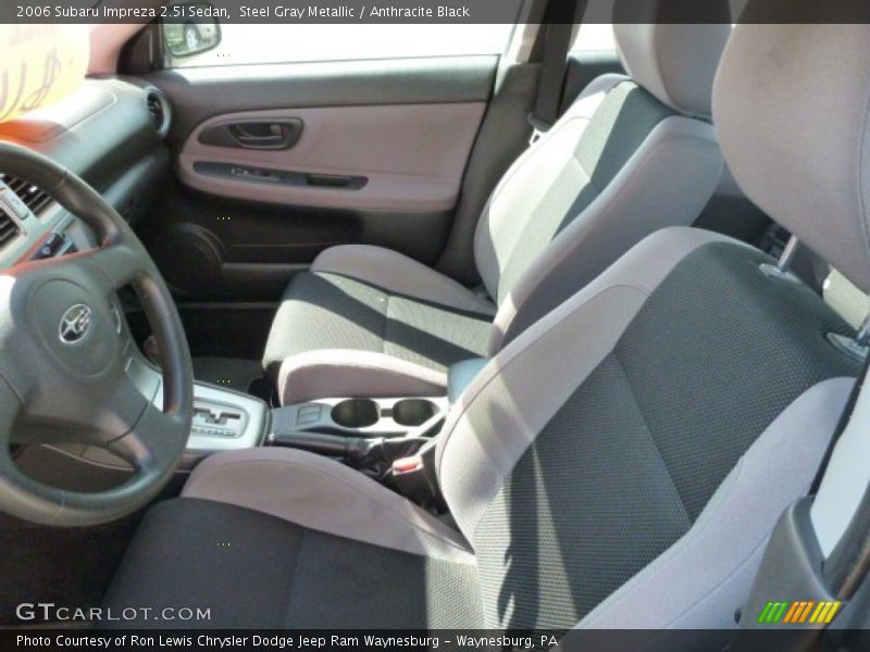 Steel Gray Metallic / Anthracite Black 2006 Subaru Impreza 2.5i Sedan