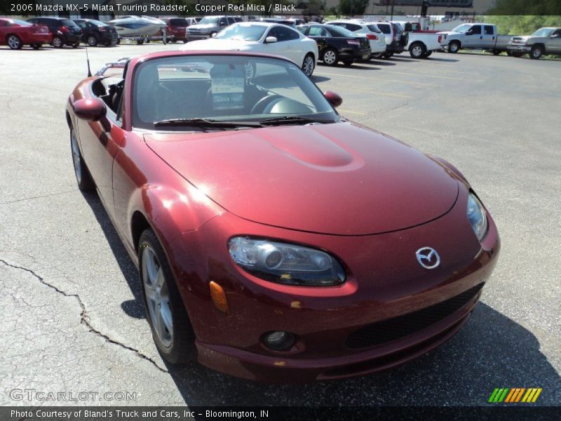 Copper Red Mica / Black 2006 Mazda MX-5 Miata Touring Roadster