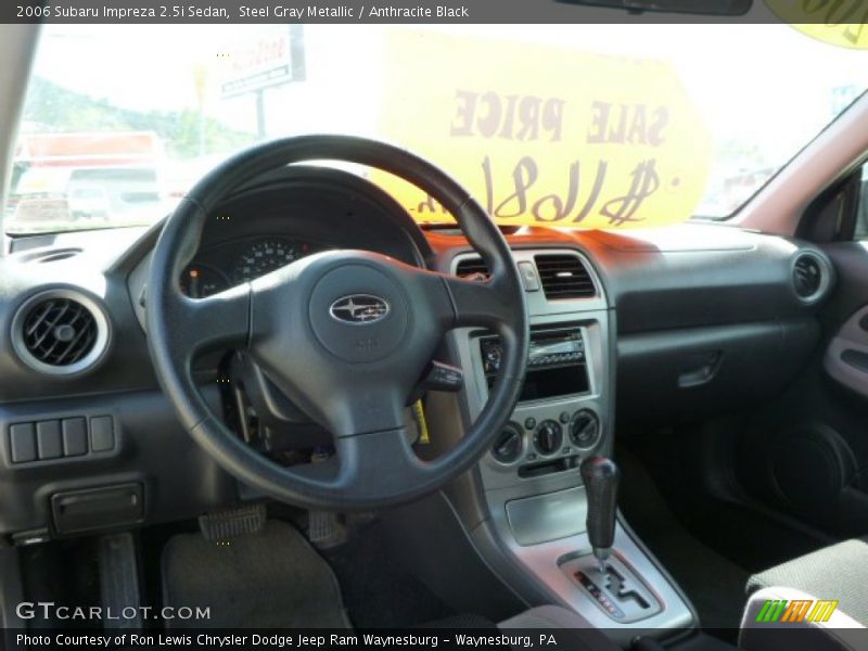 Steel Gray Metallic / Anthracite Black 2006 Subaru Impreza 2.5i Sedan