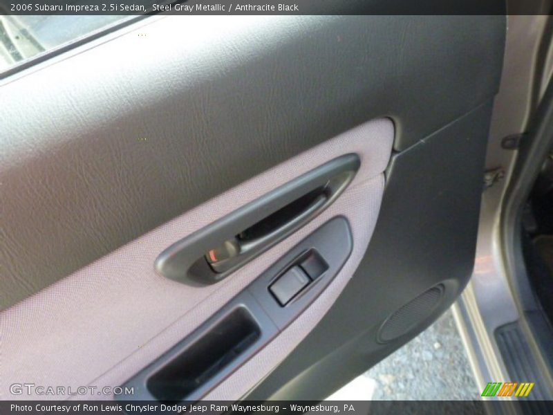 Steel Gray Metallic / Anthracite Black 2006 Subaru Impreza 2.5i Sedan