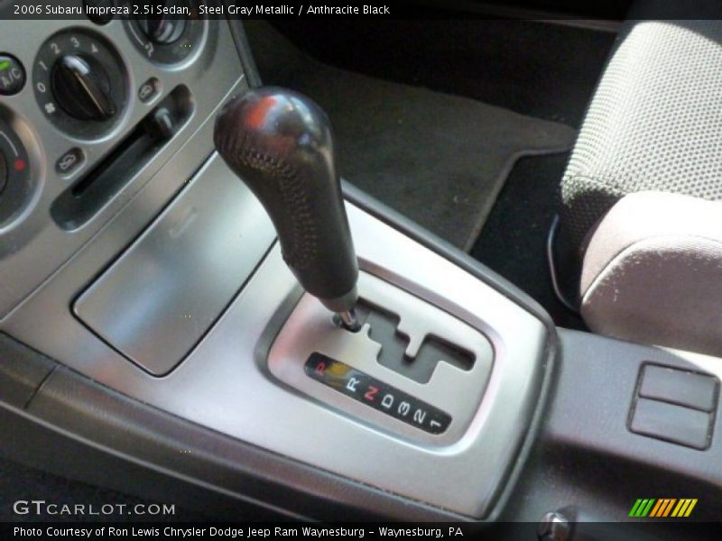 Steel Gray Metallic / Anthracite Black 2006 Subaru Impreza 2.5i Sedan