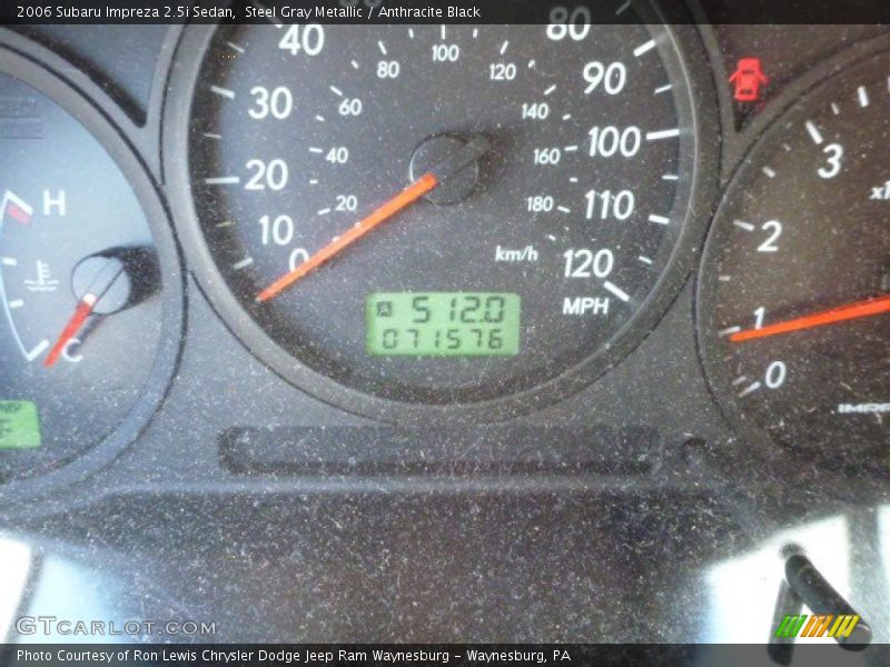 Steel Gray Metallic / Anthracite Black 2006 Subaru Impreza 2.5i Sedan