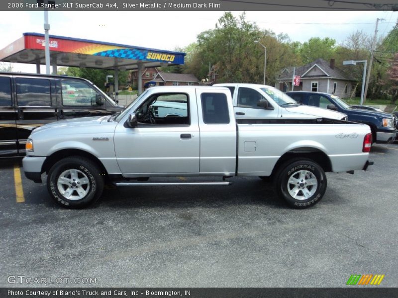 Silver Metallic / Medium Dark Flint 2006 Ford Ranger XLT SuperCab 4x4